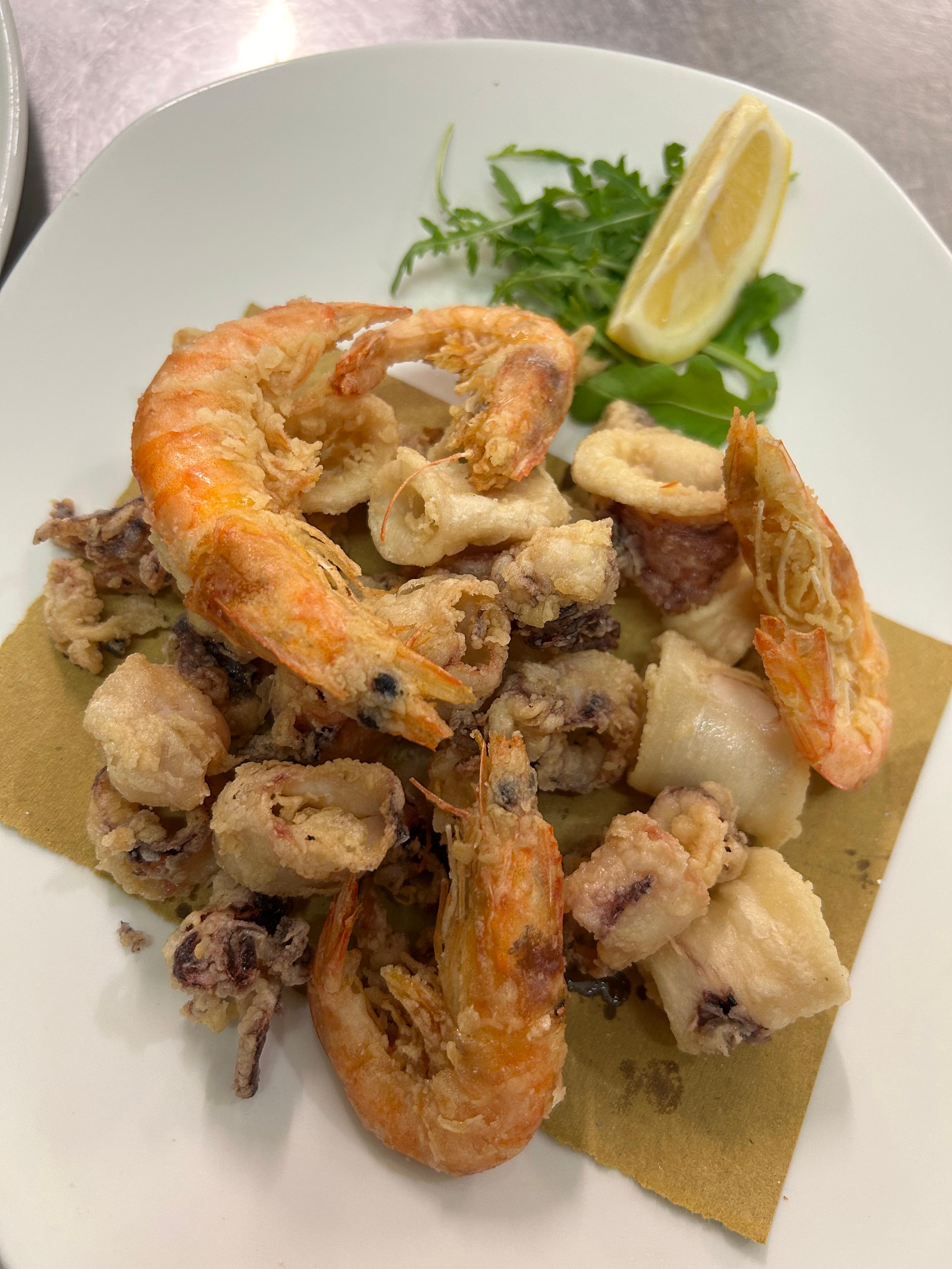 Frittura mista di mare - Ristorante Alcide Poggibonsi